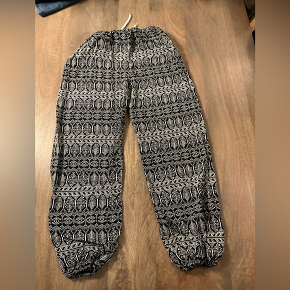 Boho lightweight drawstring pants - Picture 5 of 6